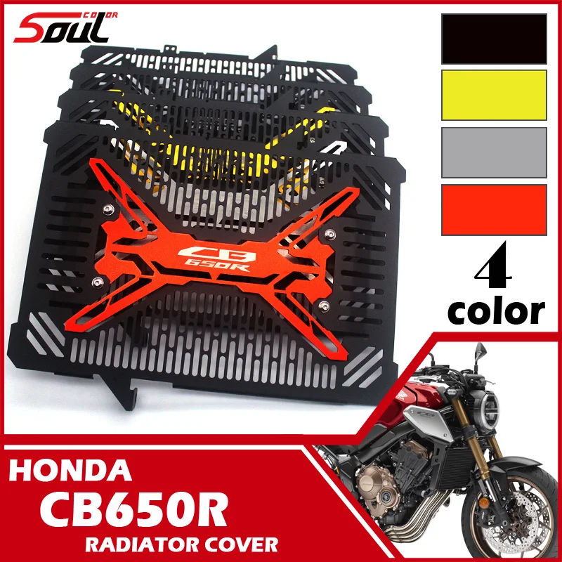 Stainless Steel Motorcycle Radiator Guard Radiator Grille Cover Fits For HONDA CB650R 2019 2020 2021