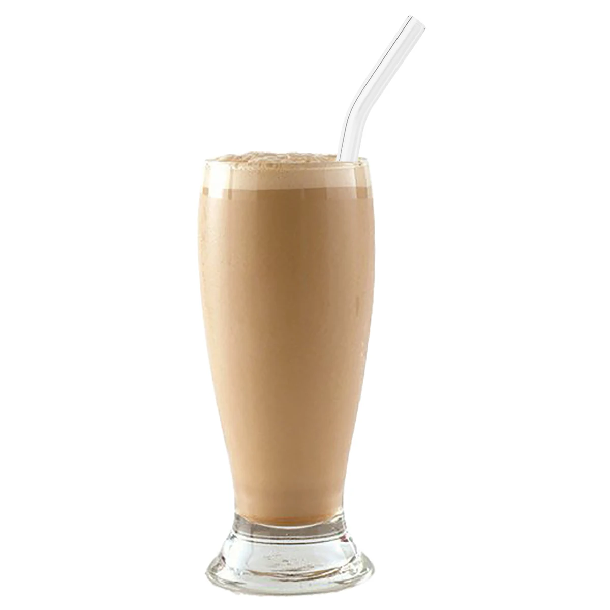 Stroh-Set aus Borosilikatglas, wiederverwendbar, umweltfreundlich, Trinkhalm für Smoothies, Cocktails, Barzubehör, Strohhalme mit Bürste – Detail 8