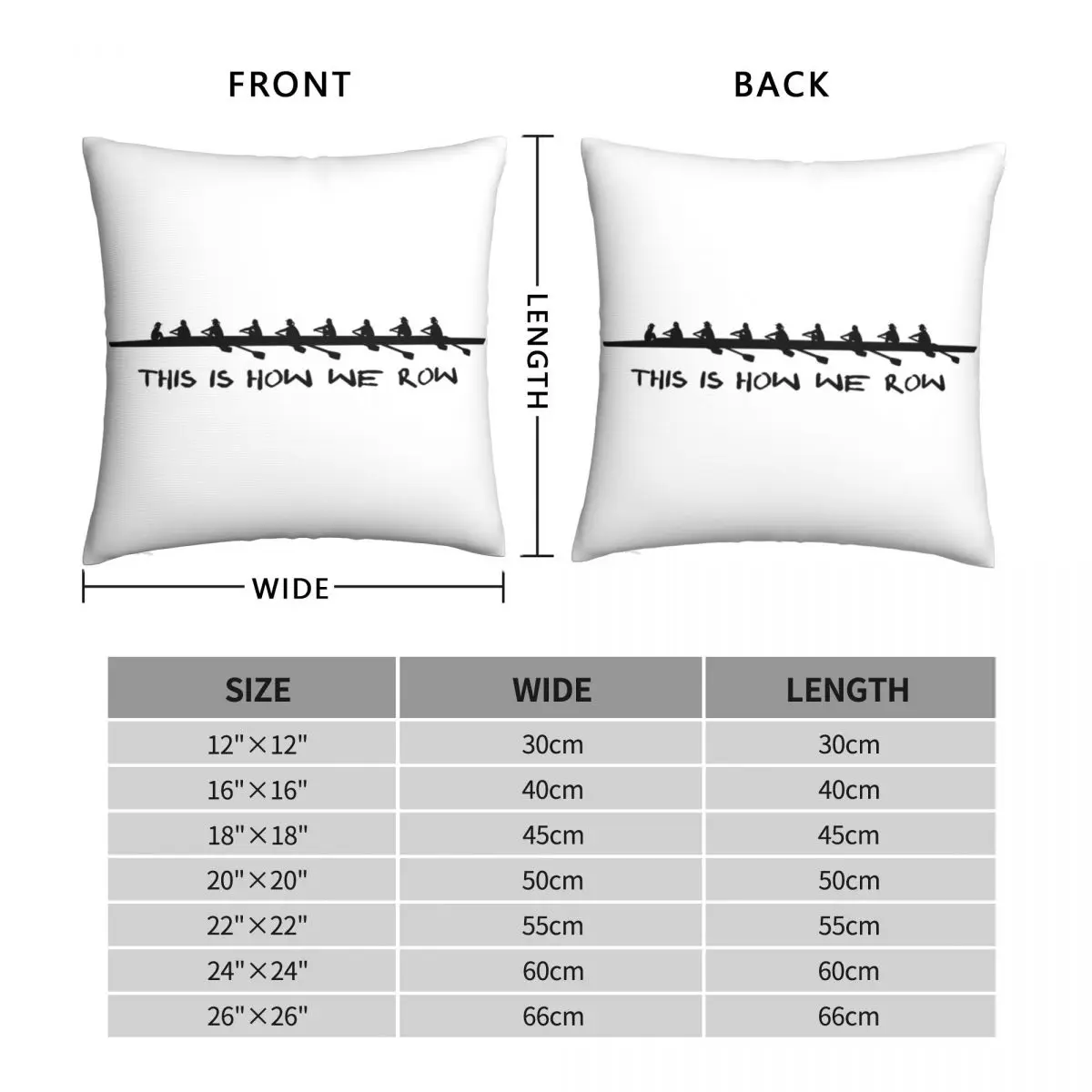 Eight Women's Crew Rowing Pillowcase Polyester Linen Velvet Creative Zip Decor Pillow Case Sofa Seater Cushion Cover Wholesale