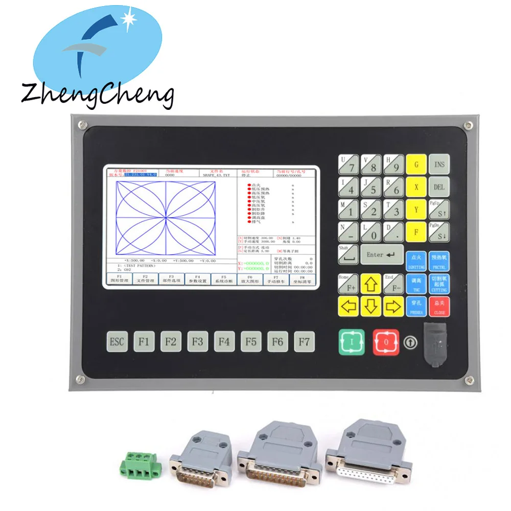 Sistema di taglio a fiamma al Plasma CNC a 2 assi SF-2100C display LCD a colori da 7 pollici 4G compatibile con StarCAM, FASTCAM