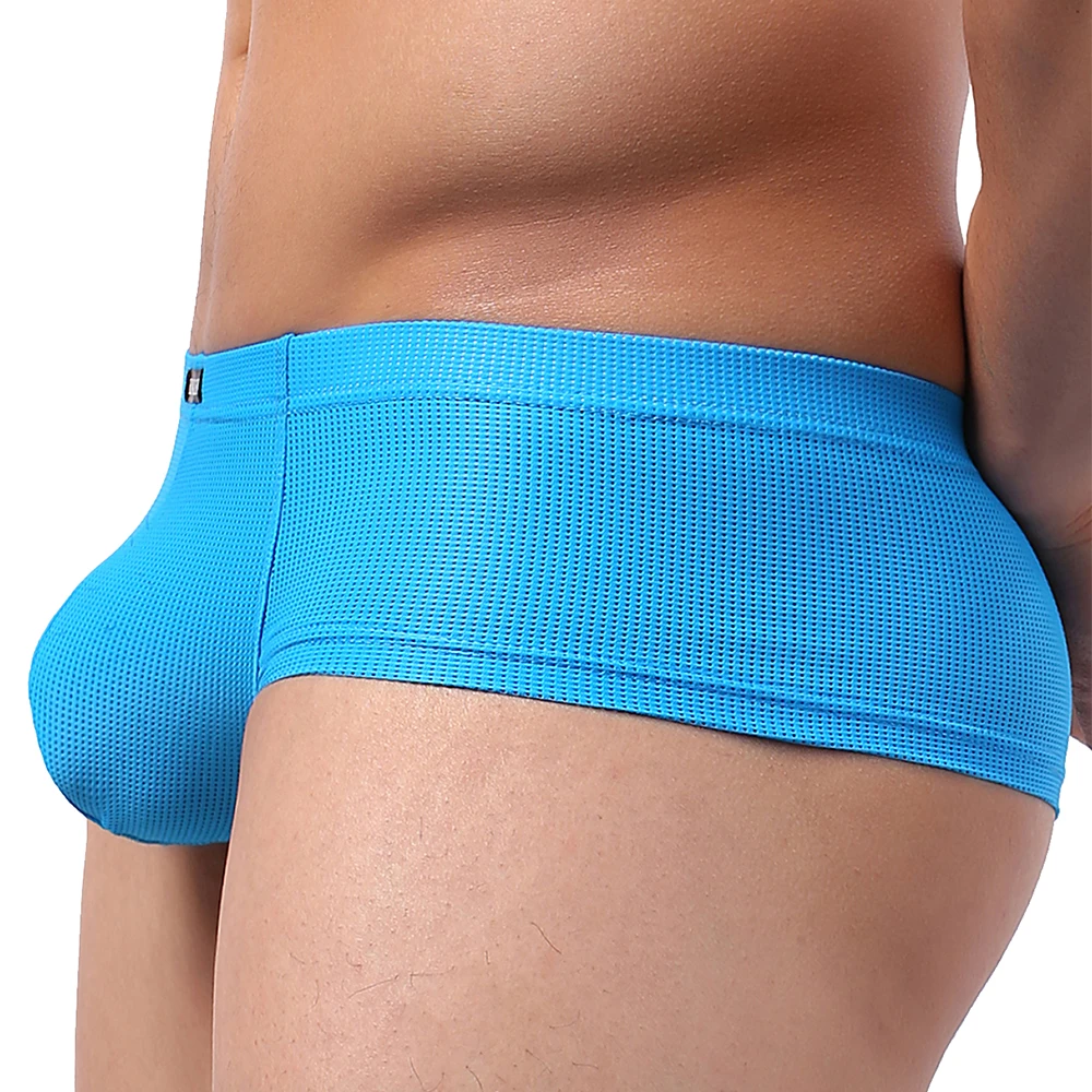 Men\'s Breathable Cheeky Boxer Sexy Mini Cheek Underwear