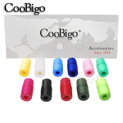 Press Fastener Buckle Closure Beading End Clasp Connector DIY Bracelet Necklace Jewelry Making Leather Plastic Cylinder 50pcs