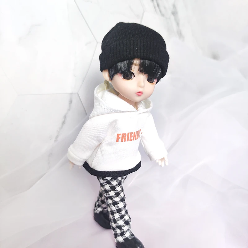 Street Dance of China Wang Yibo Hoodie Star 16cm Figure Doll Toy The Untamed Handwork Sa PX