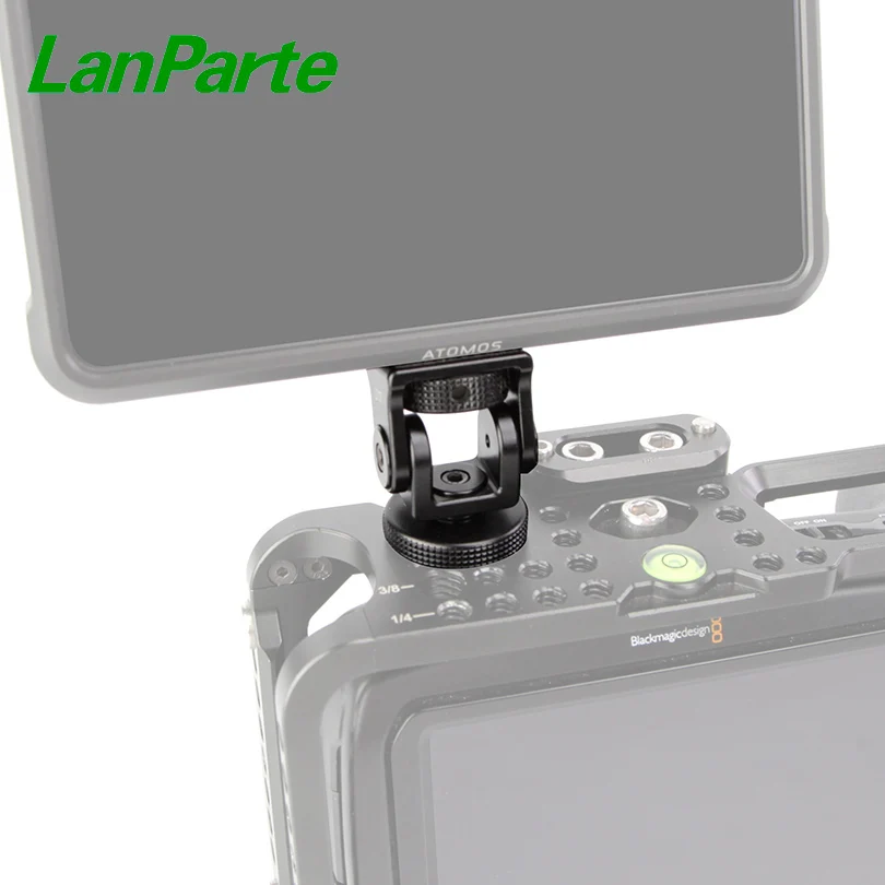 

LanParte Monitor Rotation Bracket holder resistance adjustable with Cold Shoe Mount