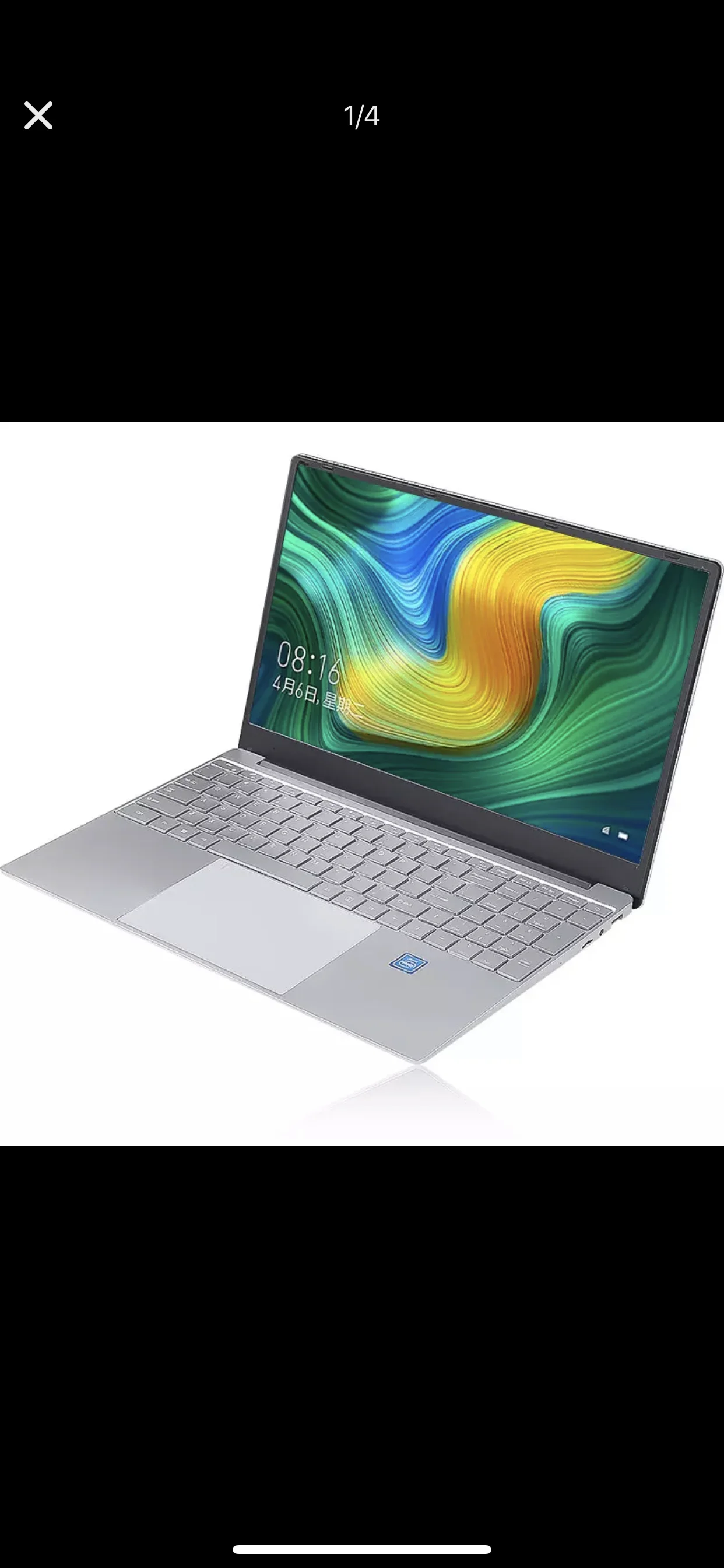 15.6 Inch Giá Rẻ Laptop Máy Tính 8GB 256GB Intel Celeron Quad Core Windows 10 Giá Rẻ Máy Tính Xách Tay