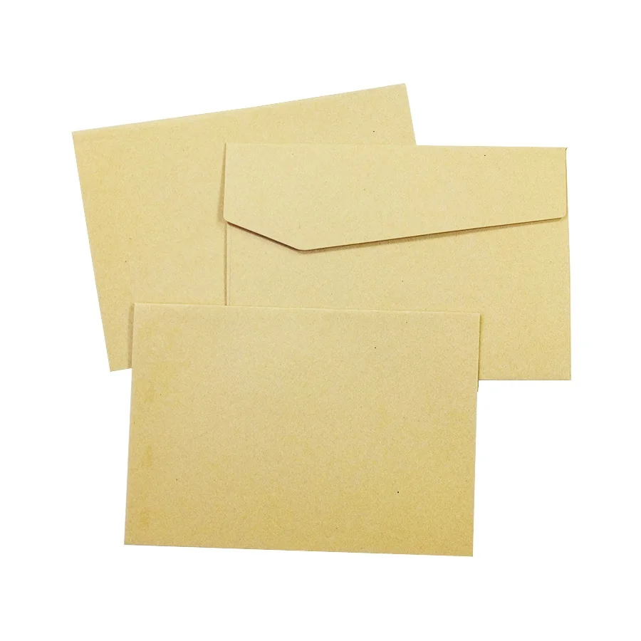 Enveloppes en Papier Kraft Vintage de Style Européen, Multifonction, Cadeau de Mariage, Fenêtre, DIY, 170x120mm, 10 Pièces/Lot
