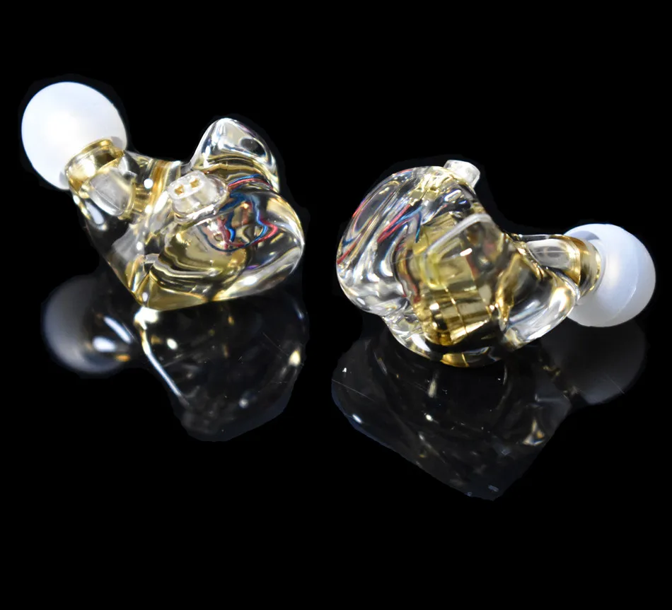 HANADOMI A2 IEM HIFI الراتنج Earphone10mm مجمع ديناميكية الحجاب الحاجز ستيريو سماعات قوية سماعة سلكية 0.78 مللي متر الصوت سماعة