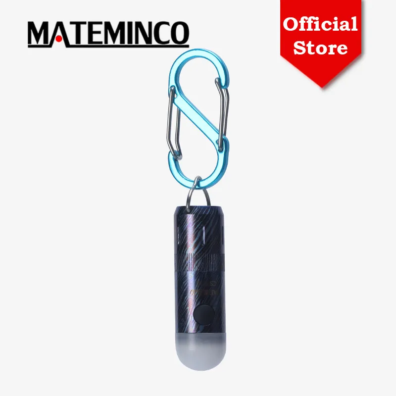 MATEMINCO CSF06 EDC 키 체인 350lm USB 충전식 랜턴 Ourdoor 조명 전술 토치 캠핑에 대 한 LED 손전등