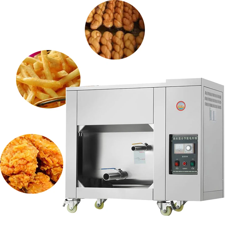 

80-200L Energy Saving Oil-Water Separating Fryer Large-capacity French Fried Chicken Fries Stall Gas Fryer Electric Fryer Skewer