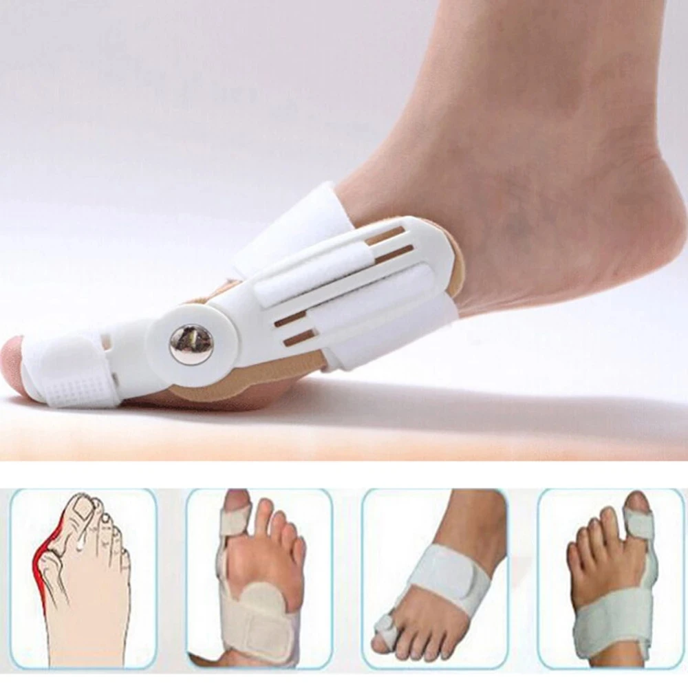 1PC Big Bone Toe Bunion Splint Straightener Corrector Toe Separator Toe Protector Relief Hallux Valgus Both Left Right Feet Used