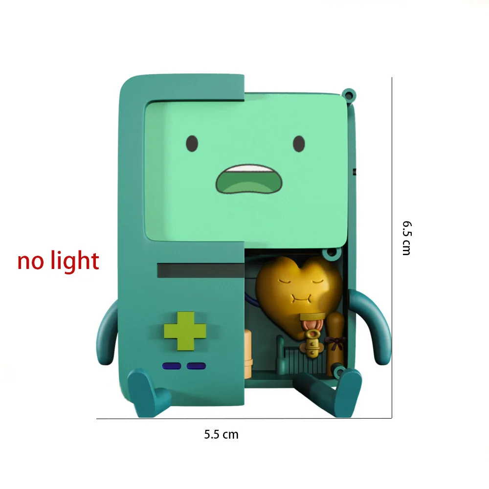 Adventure Time Distant Lands BMO Anime Figure PVC  Small Model Random Figurine Semi-anatomical Model Home Decor