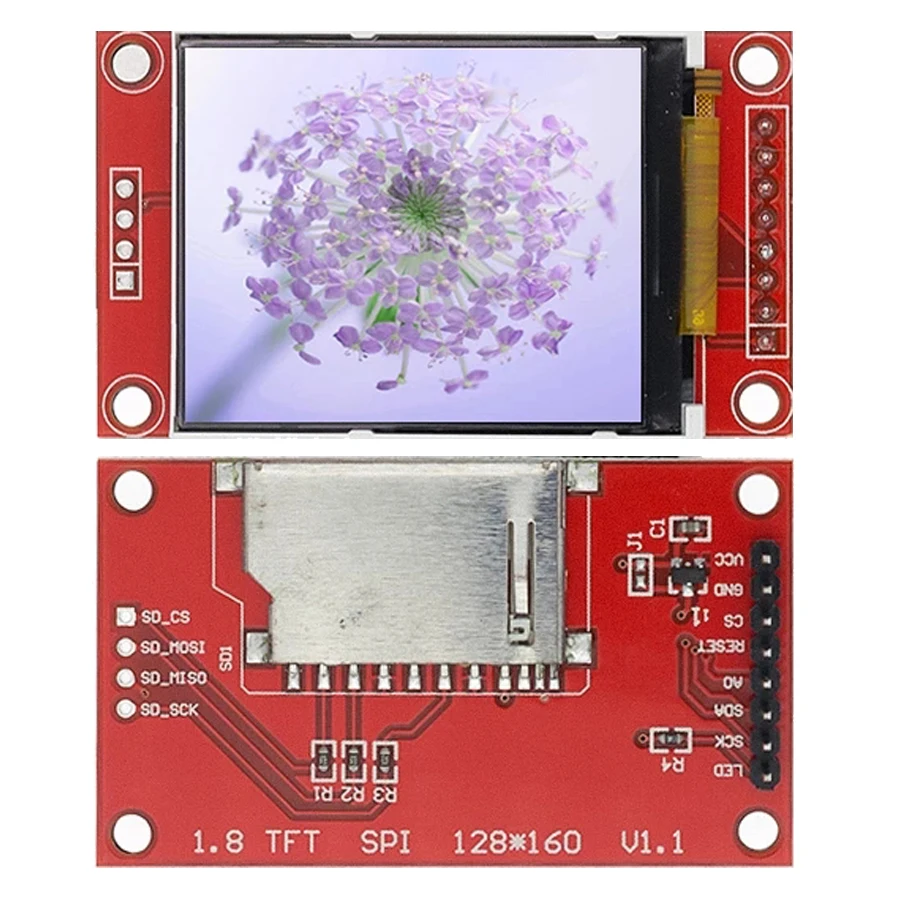 TENSTAR TFT Display 0.96/1.3/1.8 Inch IPS TN 7P SPI HD 65K Full Color LCD Module ST7789 ST7735 Drive IC 80*160