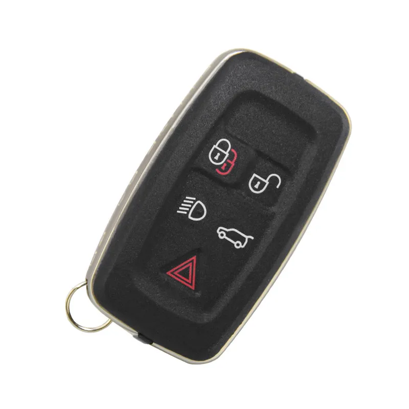 Car Key Shell Smart Remote Fob Cover Case 5 Button Keyless Entry Accessorie for Land Rover Discovery 4 Sport Freelander