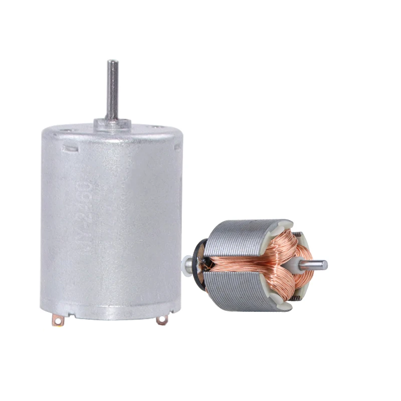 370 Motor DC Speed Regulation Micro High Speed 6v12v24v Brush Positive and Negative Small Electric Motor DC Electric Motor