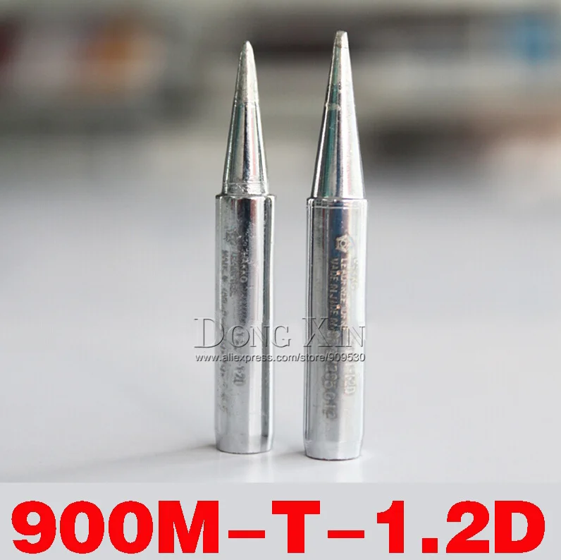 10pcs/lot High Quality for Solder station 936/937 Soldering Iron Tips Lead-free 900M-T-1.2D