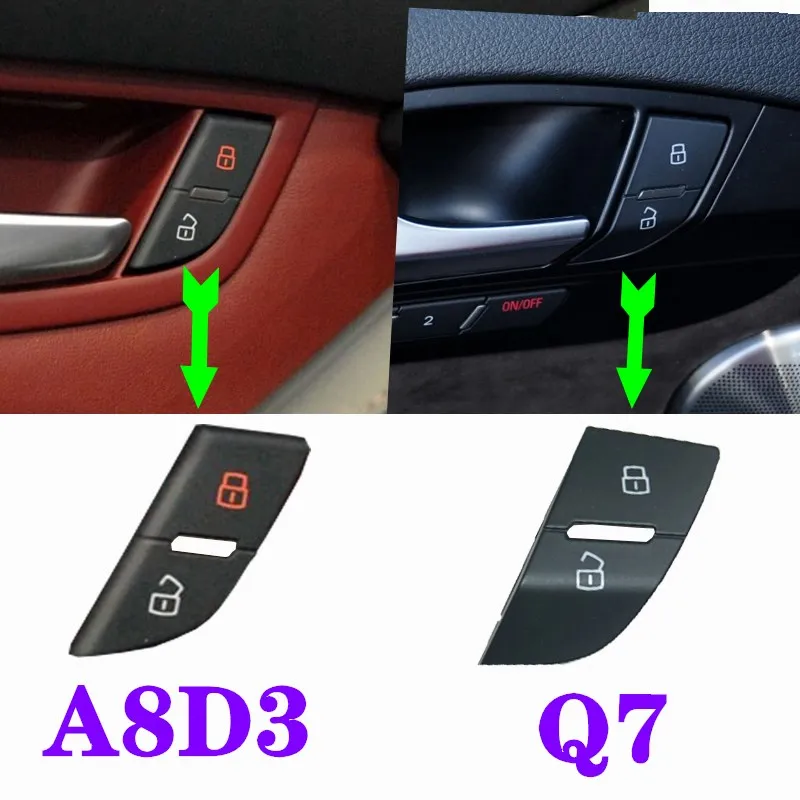 4L0 4L1 962 107 108 A B For Audi Q7 Door Lock Switch Cover Door Lock Switch Button Key Switch Cover