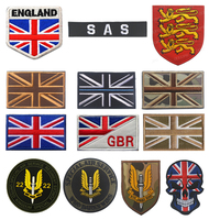 United Kingdom Flag Embroidery Patch SAS British Patches Emblem Appliques UK Embroidered Badges