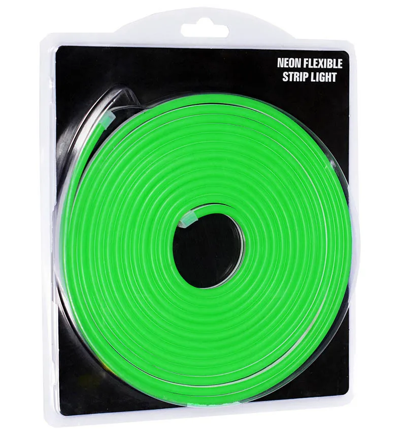 Green Blue Silicon Slim Neon Flex LED Strip SMD2835 12 Volt 7w 6x12mm Neon String Bendable Waterproof For Home Cafe Night Bar