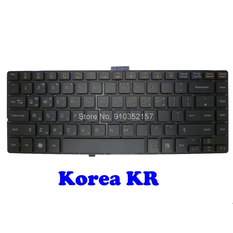 

New Keyboard For LG P420 P420-KE1WK LGP42 P420-N P425 PD420-K 2B-42105Q100 AEQLCY00010 QLC Korea KR NO Frame