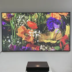 Yovanxer ALR UST 120 Inch Projector Screen With Fixed Frame Ultra Short Throw Projection T prism CLR Curtain 3D 4K 8K Supported