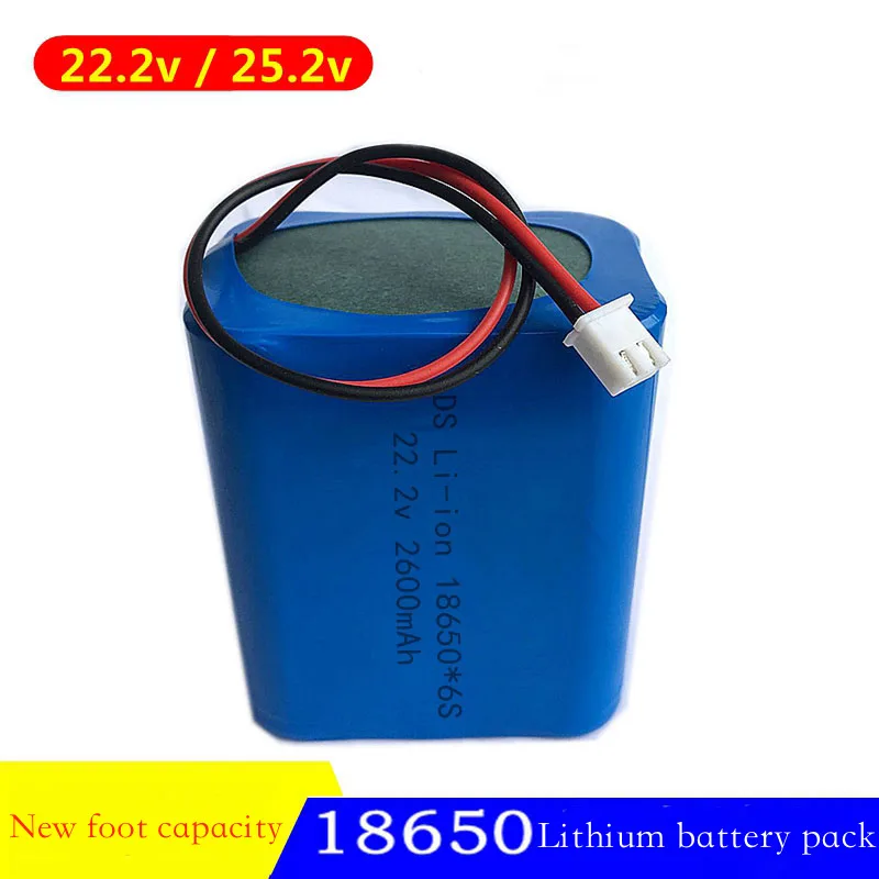 Toy model 22.2v 2600mAH Bluetooth speaker lithium ion battery pack case equipment instrument industrial control medical