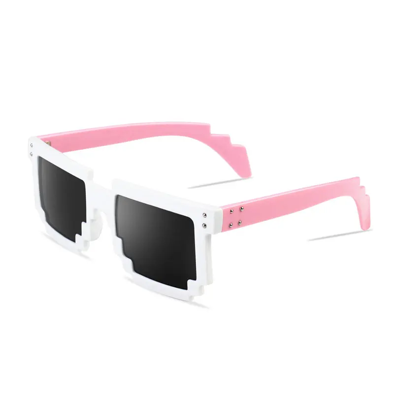 Sunglasses Pixel Points for Women Men\'s Fashion Glasses Glossy Black Matt Black Tea Red Pink Green Tortoise