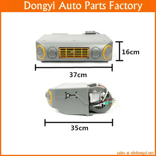 440 Air Conditioning Evaporator Refrigeration Cooling 12V 24V Universal Reaping Excavator Auto Truck Evaporator Assembly