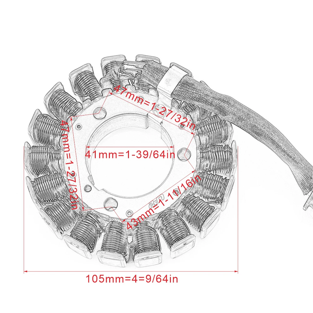 Motorcycle Generator Stator Coil For Yamaha FZ6 FAZER S2 FZ6-SAHG ABS FZ6-SHG FZ6 N S NS NA FZ6-SW 2007 2008 2009 5VX814100000