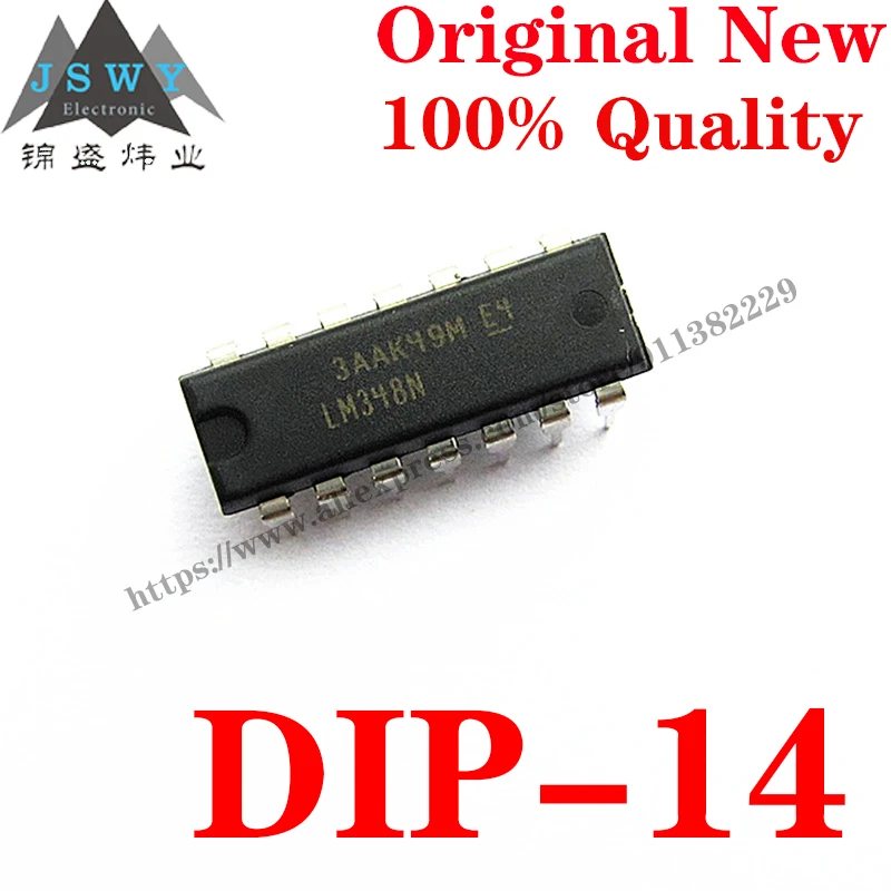 10~100 PCS LM348N DIP-14 Semiconductor Operational Amplifier-Op Amp IC Chip with for module arduino Free Shipping LM348 LM