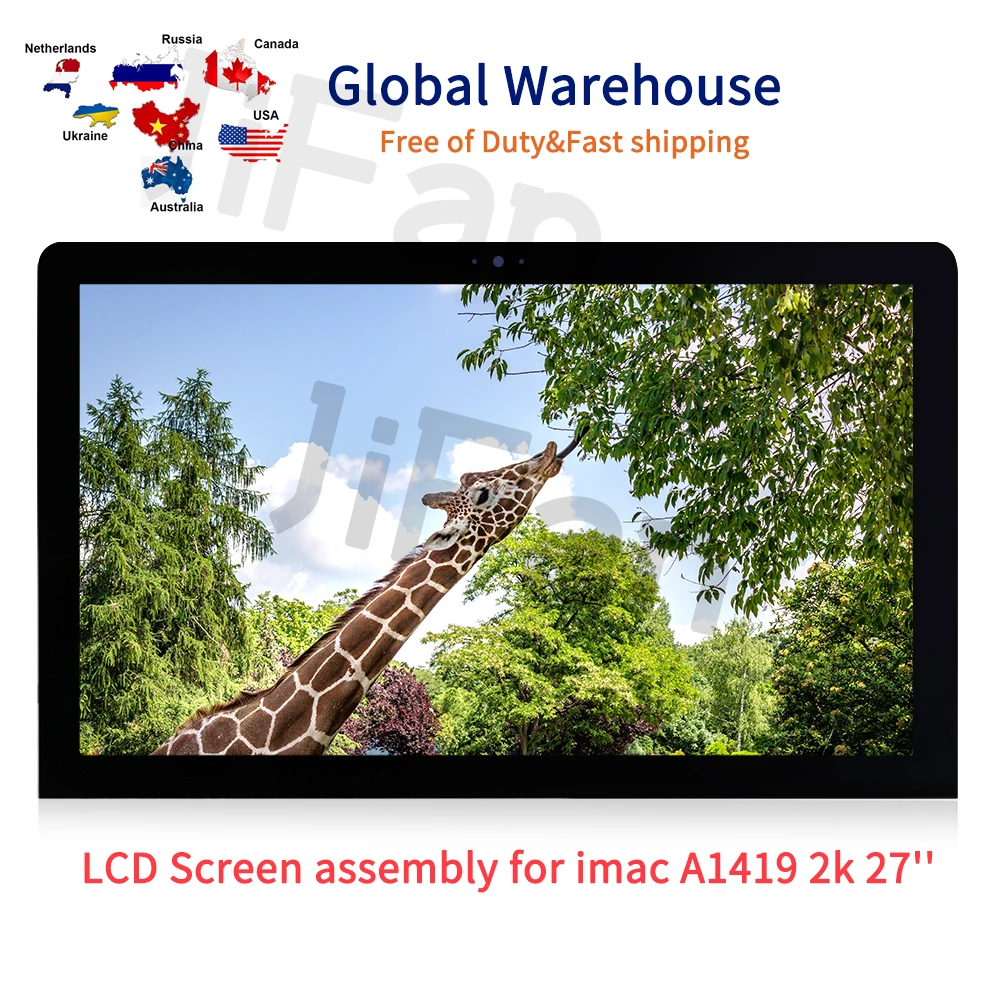 

For Apple IMac 27" LM270WQ1 SD F1 ( F2) A1419 2K LCD LED Screen Display Panel Assembly 661-7169 EMC 2546 2639