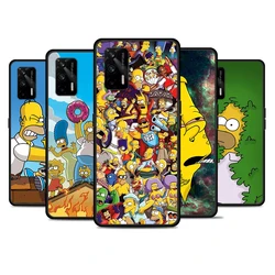 The Simpsons For Realme 8 GT Neo Flash Edition Explorer Master Q3 Pro Narzo30 C21 C20 C11 C20A C21Y Phone Case