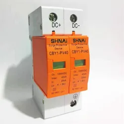 Surge Protective Device SPD DC 500V 800V 1000V 2P DC1000V 20KA~40KA  Low-voltage Arrester  House din rail 2 Poles Protector