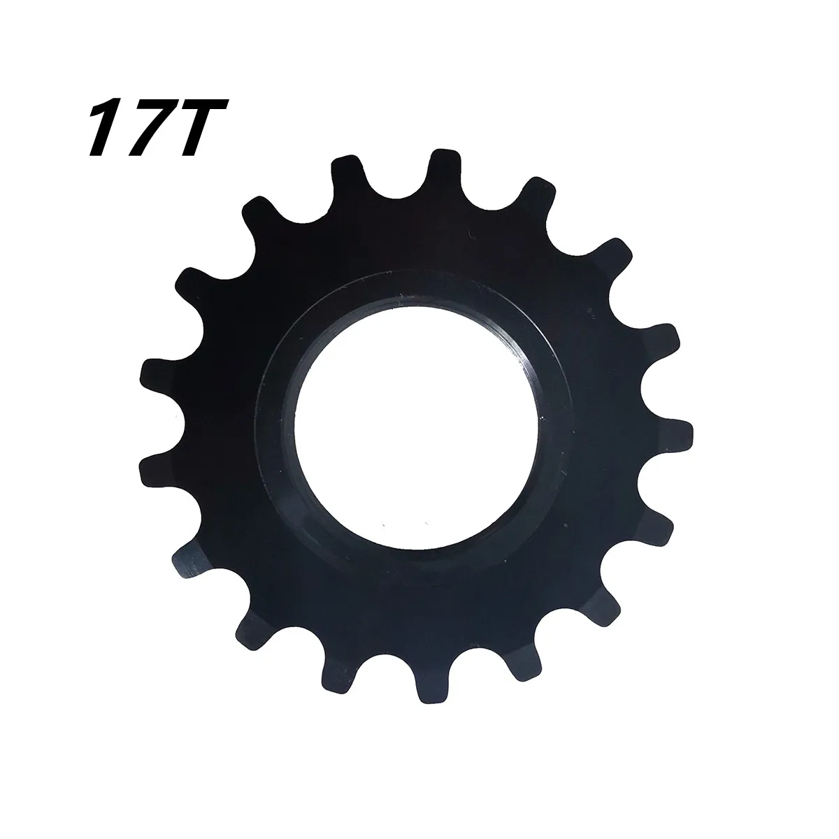 Fixed Gear Bike Single Speed Wheel Cogs 17T 18T Black 7075 Aluminum Alloy Track Bicycle Sprocket Lock Rings