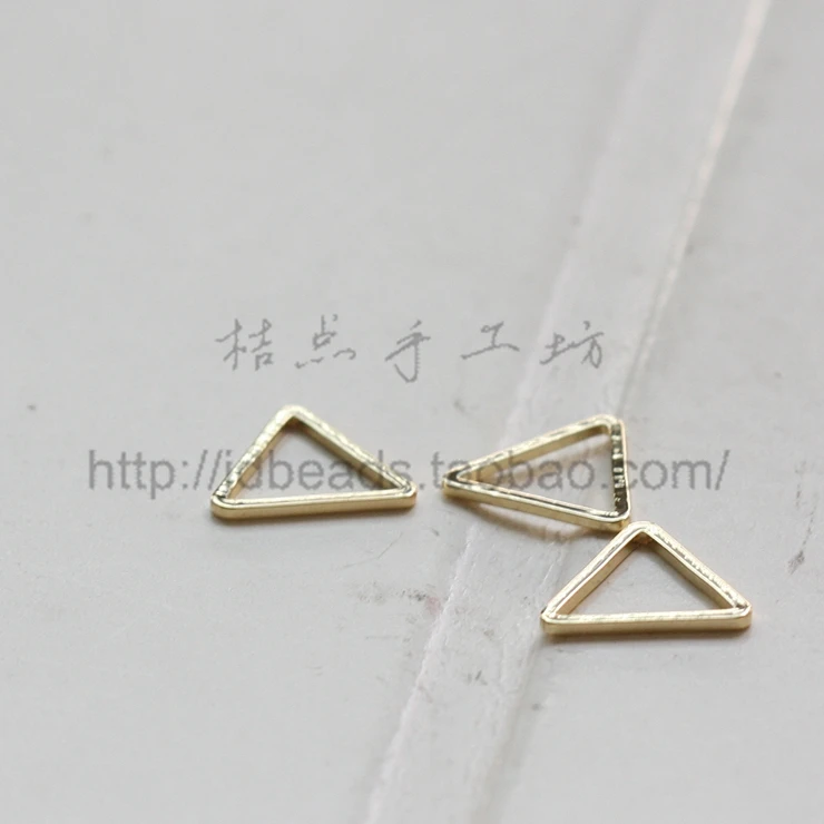 Solid Brass Triangle Ring - Link 12mm (3303C)