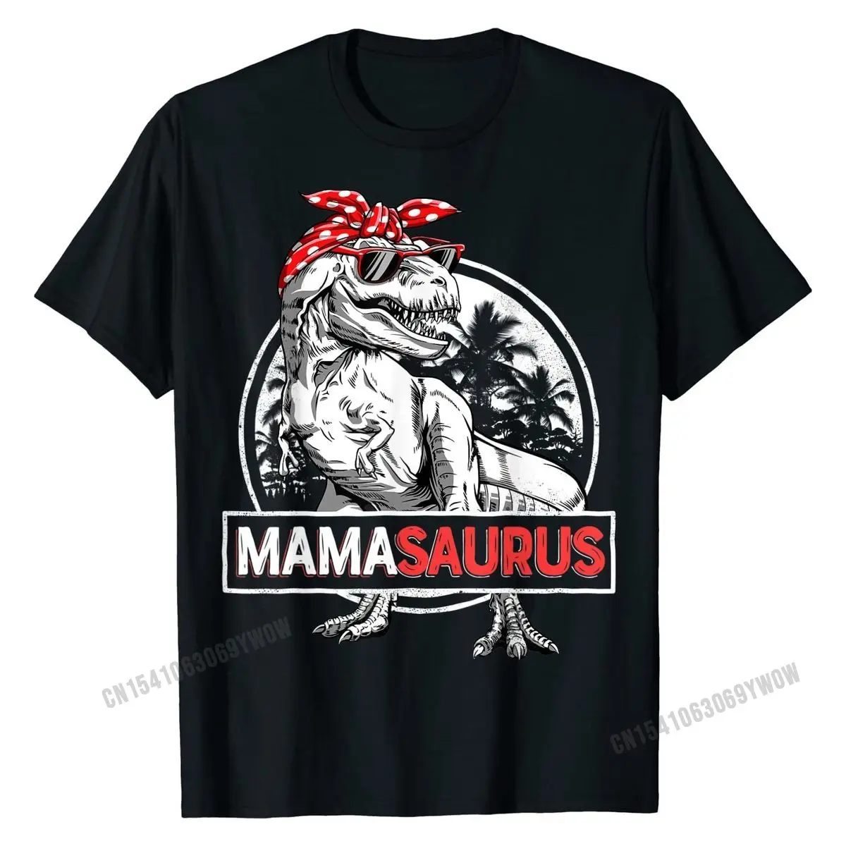 Mamasaurus T rex Dinosaur Funny Mama Saurus Family Matching T-Shirt T Shirts Tops Shirt Oversized Cotton Design Customized Men