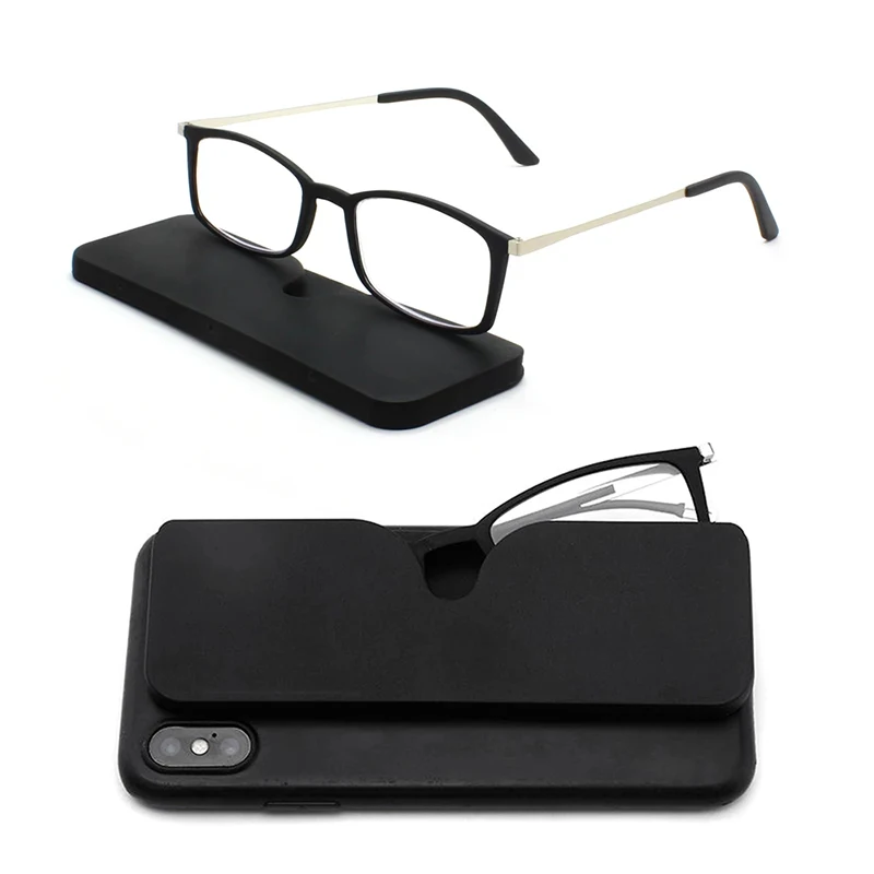 Sighttoo Women’s Eyeglasses Frame Rectangular Tr90 Reading Glasses With Case Folding Presbyopic Eyewear Prescription Eye Glasses