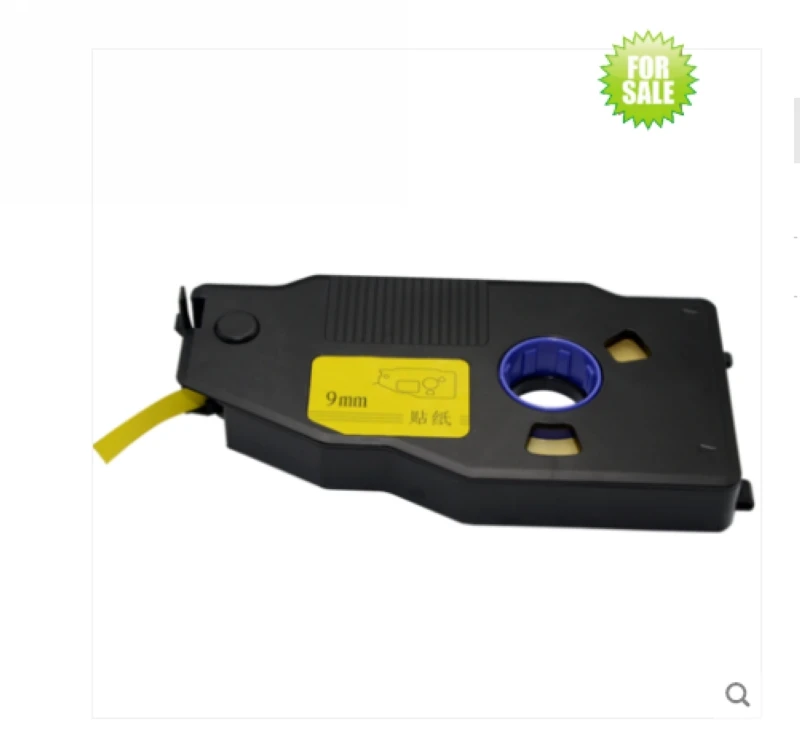 Label Tapes Cassette 9mm white  For Electronic Lettering Machine Cable ID printer Tube Printer C-280T