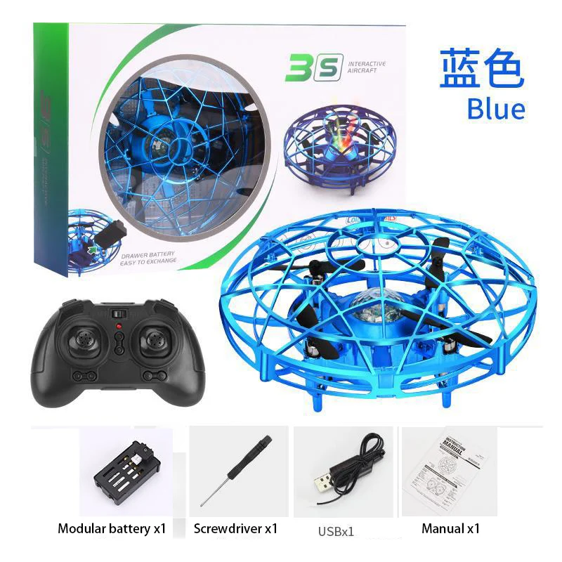 Mini Helicopter UFO RC Drone Infraed Hand Sensing Aircraft Electronic Model Quadcopter flayaball Small drohne Child Toys