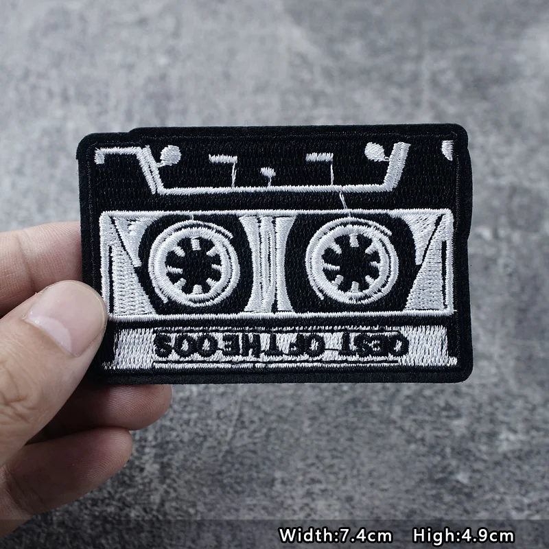Bands Iron On Patches Apparel Sewing Fabric Handmade Appliques For Clothing Punk Rock Stickers Badges Parche