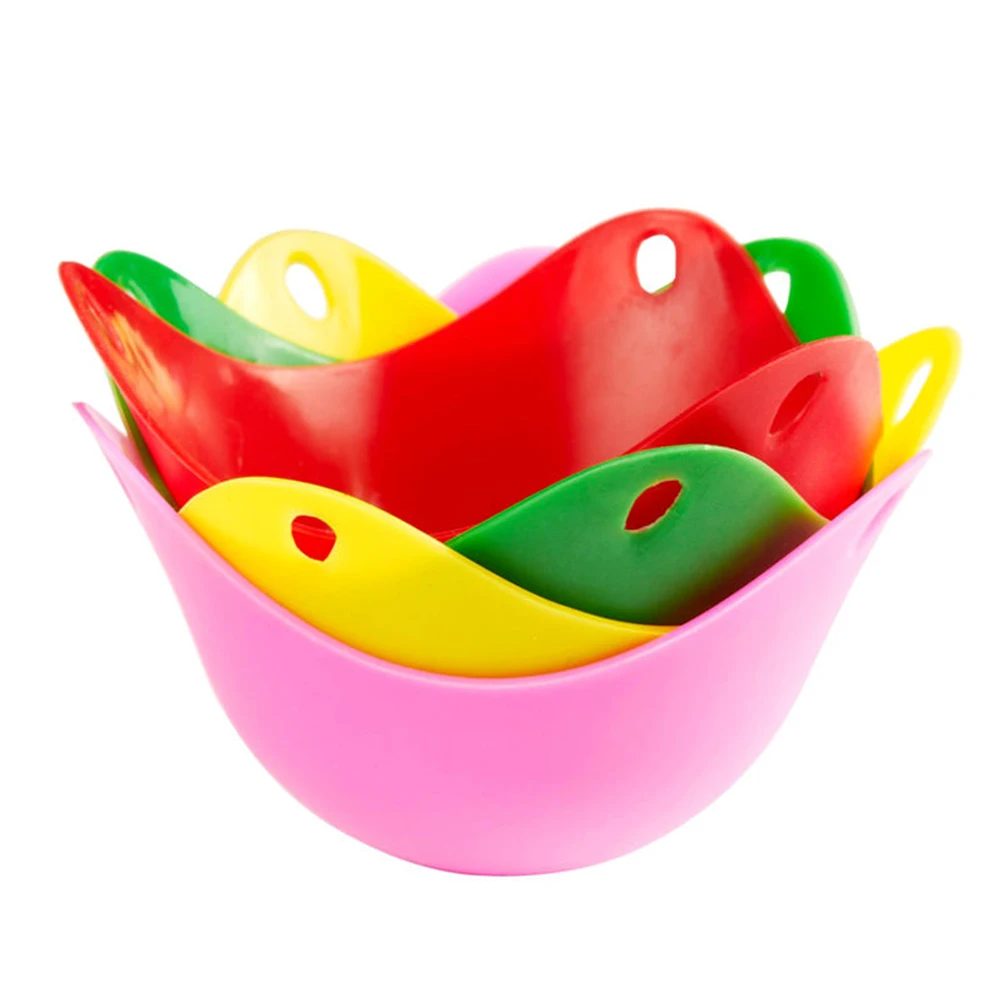 Silicone Egg Poacher Poaching Pods Egg Mold Bowl Rings Cooker Pancake Maker Boiler Cuit Oeuf Dur Kitchen Cooking Tools