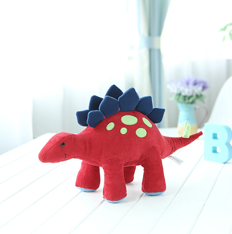 Kawaii Dinosaur Plush Toys Male Gift Stegosaurus Doll Tyrannosaurus Cloth Pillow Baby Doll