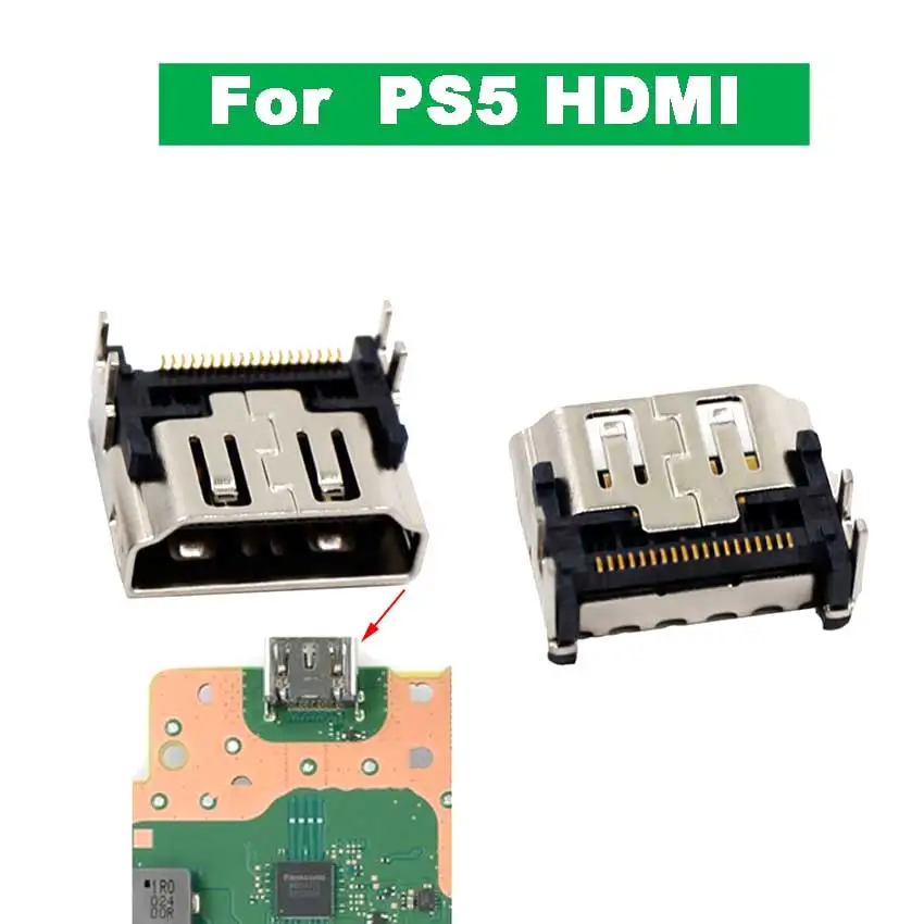 5-20PCS Replacement For PS5 HDMI-compatible Port Socket Interface Connector For Sony PlayStation 5