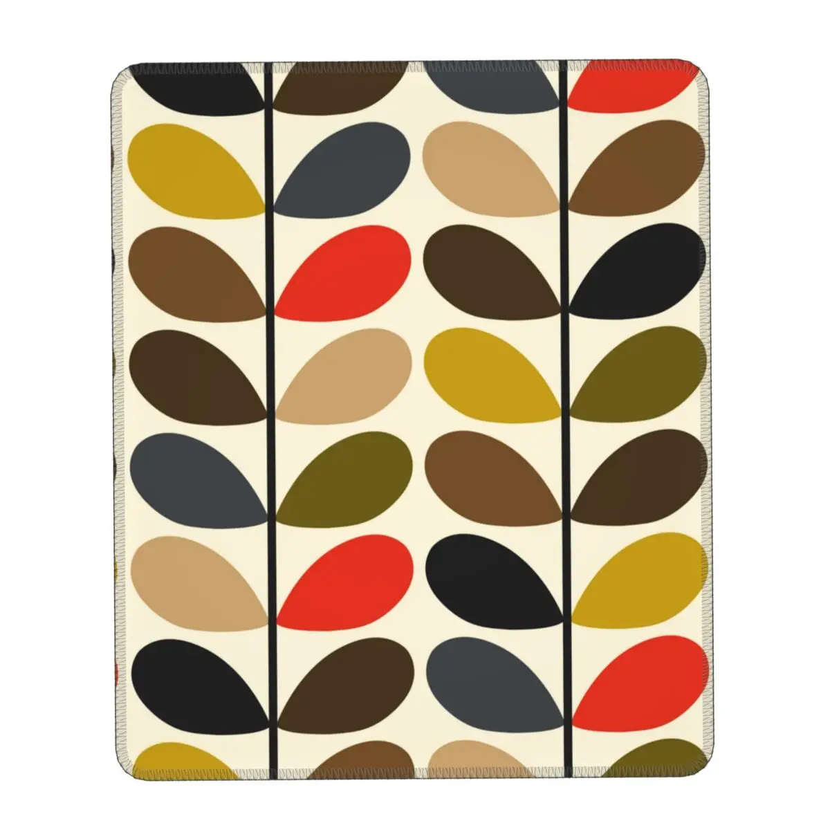 Orla Kiely Abstract Multi Stem Gamer Mouse Pad Non Slip Rubber  Mousepad Office Computer Mid Century Scandinavian Geometric Mat