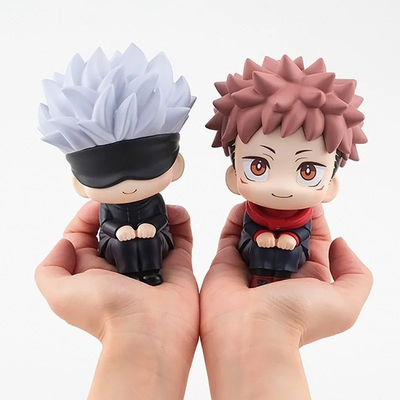 

Japanese Anime Action Figures Jujutsu Kaisen Children Toys Q Version 7cm Yuji Itadori Gojo Satori Kid Gift Free Shipping Items