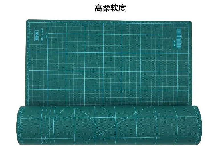 A4 коврики для резки, ПВХ прямоугольные сетчатые линии, самовосстанавливающаяся разделочная доска, инструмент, ткань, кожа, бумага, рукоделие, инструменты «сделай сам», тарелка, коврик