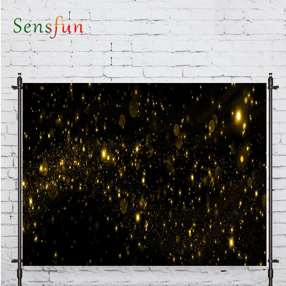 LEVOO Photographic Background Bokeh Golden Spot Prom Luxurious Background Photobooth Photo Studio Fabric Shoot