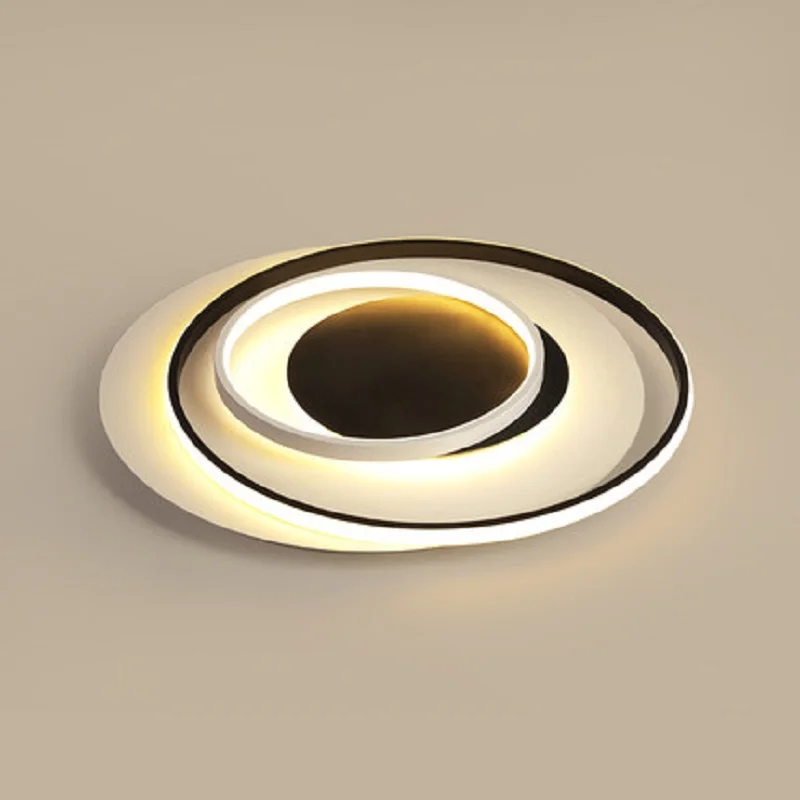 Rectangular led ceiling lamp modern lighting living room dining room studio circular dimming ceiling lamp