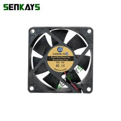 Dual Ball Bearing 7025 70MM 70*70*25MM DC 5V 12V 24V Cooling Fan Comptuter CPU Cooling Fan Case Cooling Fan 2pin