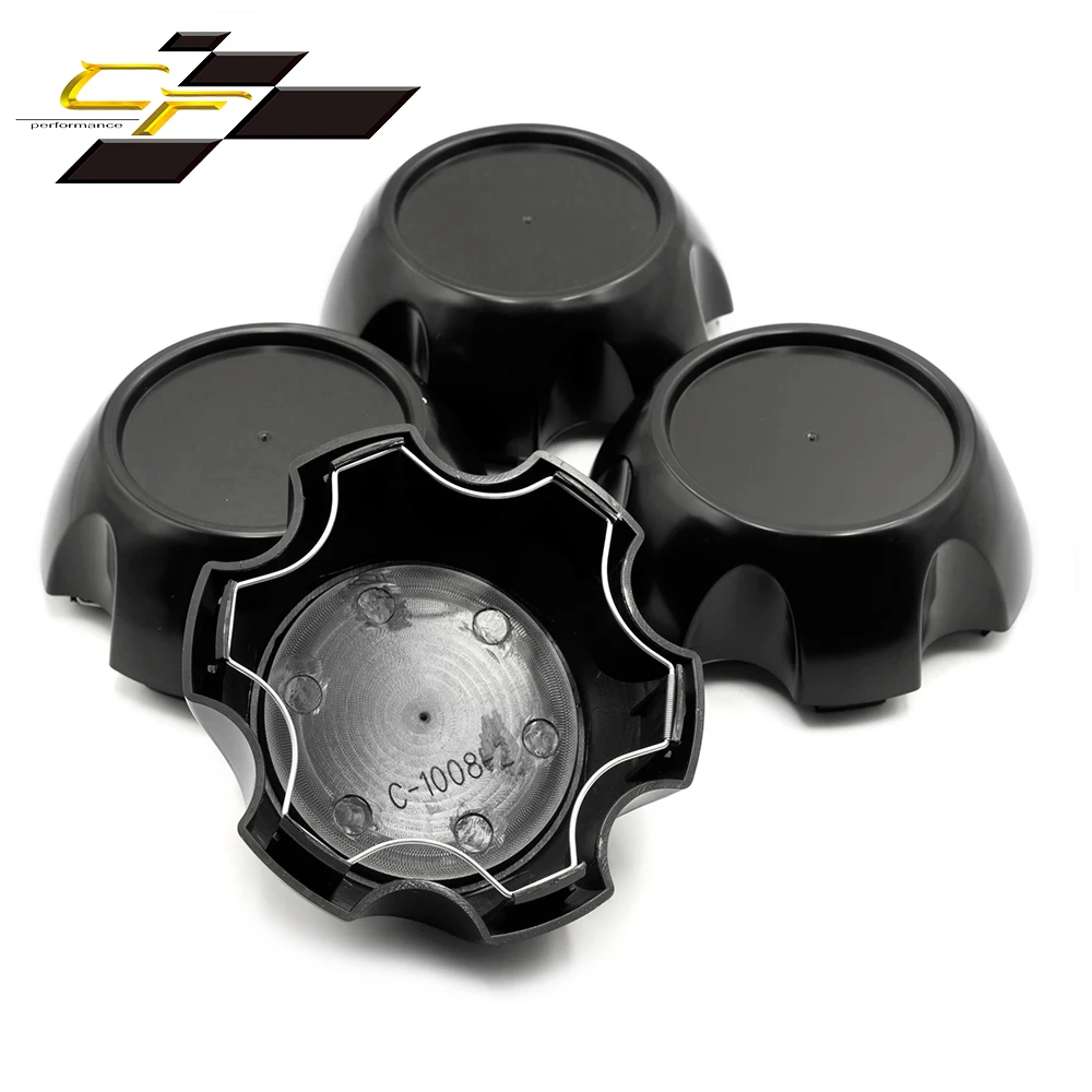 

4pcs 133mm 118mm Car Wheel Center Hub Caps For 6 Lugs C-1008-4 Rim Cover Styling Modification Black Auto Exterior Accessories