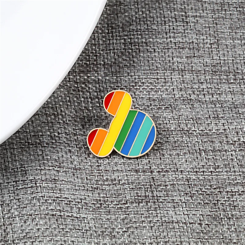 Miłość Pride Rainbow Pins serce Gay emalia Pin flagi ołówek owce broszki Intersex odznaka ubrania przypinki na klapę para biżuteria prezent